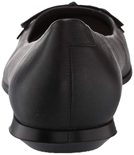 ECCO Touch Ballerina 2.0 Женские балетки из натуральной кожи, Черные, Размер 24,0 см, 3E