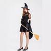 Source Halloween Costume Adult Black Skirt Witch Game Suit Sexy Demon Witch Stage Performance Suit