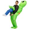 Adult and Kids Alien Inflatable Costume for Boys and Girls, Party Cosplay Funny Suit, Anime Fancy Dress Halloween Costume for Men and Women