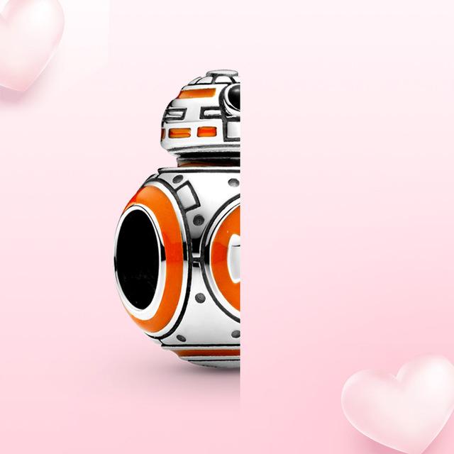 100% стерлингового серебра 925 пробы, подвеска «Тысячелетний сокол», подвеска, подходит для оригинальных модных ювелирных изделий, женский браслет, подарок «сделай сам»