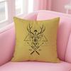 Modern Nordic Deer Head Cushion Cover Soft Plush Throw Pillow Cushion CoverDoubleSided Printed Pillow Case Sofa Home Decor