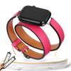 Кожаный ремешок Double Tour для Apple Watch ultra band 49мм 45мм 42мм 44мм Серия 8 7 6 Se 5 4 3 2 Iwatch 6 38мм 40мм Correa 41мм