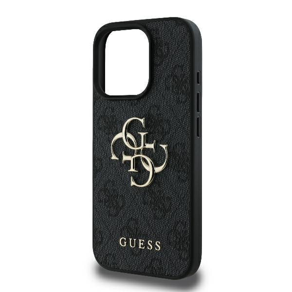 Etui do iPhone 16 Pro Max czarne Guess Hardcase Big Logo