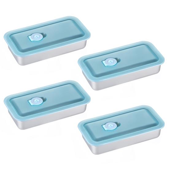 Ланч-бокс с двумя отделениями, контейнеры для закусок, многоразовые контейнеры для приправ с крышками для закусок