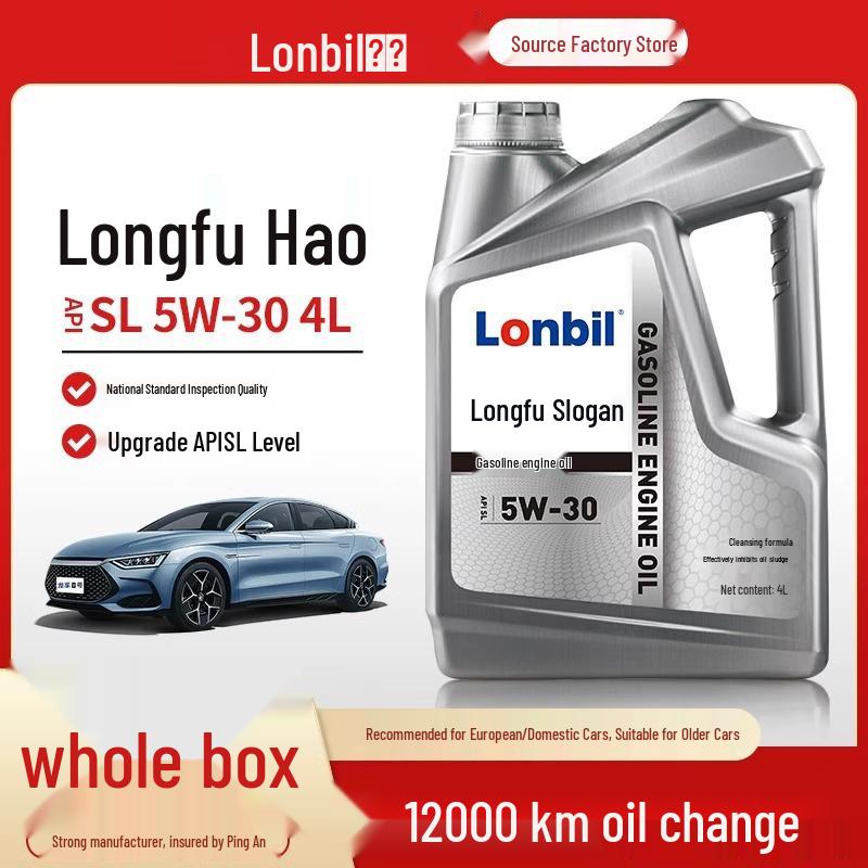 All-Season Fully Synthetic 5W40 Engine Oil for Gasoline Engines, SN/SL Grade