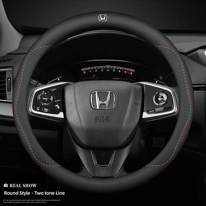 Honda Dedicated Steering Wheel Cover Car Interior Accessories For Honda Civic Fit Jazz Accord Pilot CRV Odyssey Passport City