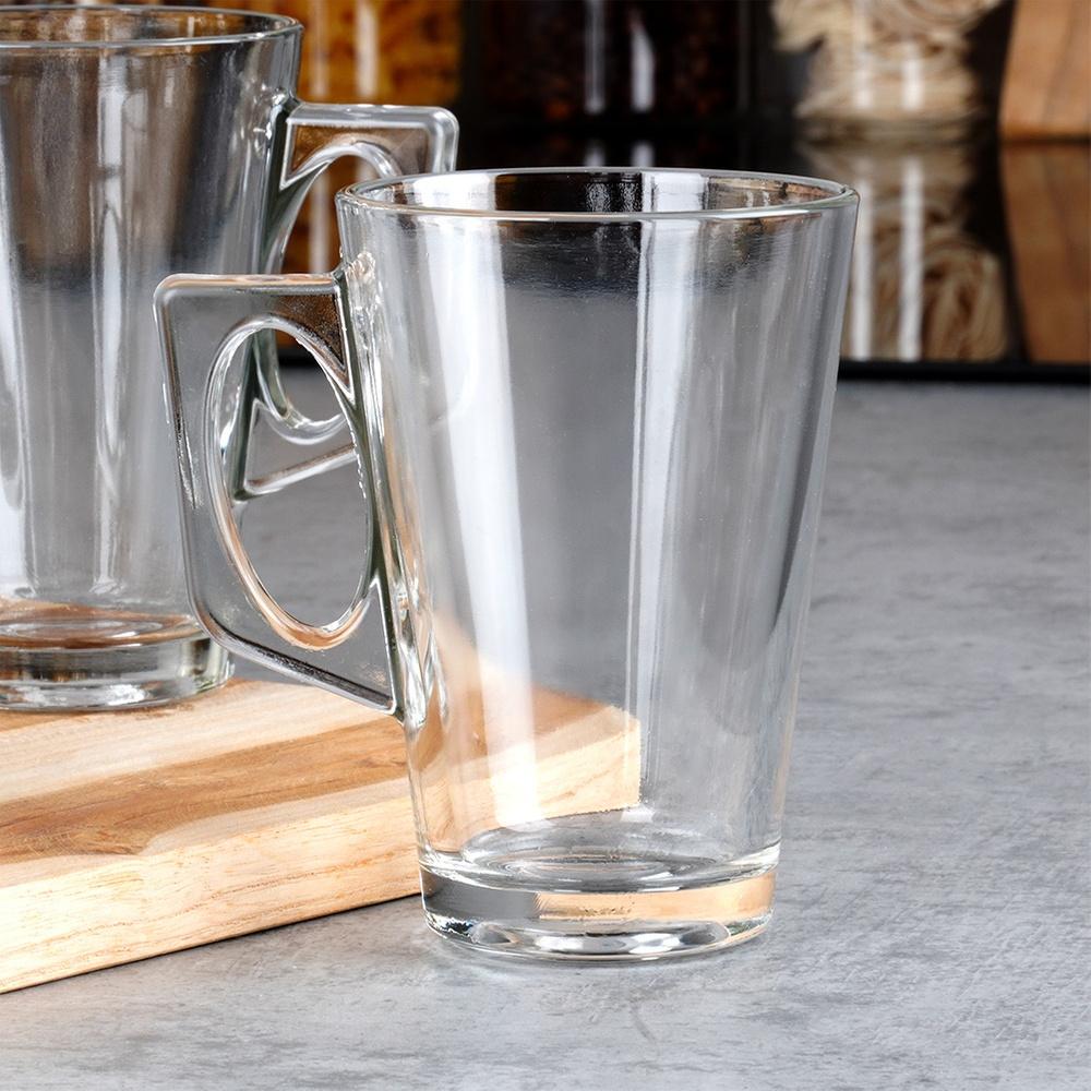 Latte coffee glasses 255 ml 6 pcs.