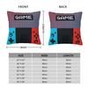 Games Console Pillow Cases 90S Gaming Cushion Covers Awesome Zippered Decorative Throw Pillow Case Cover For Sofa 40*40Cm