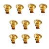 Рождественская подставка для свечи-клипса 10X Металлический подсвечник Рождественская елка Клипса Винтажные клипсы-подсвечники 360-градусов