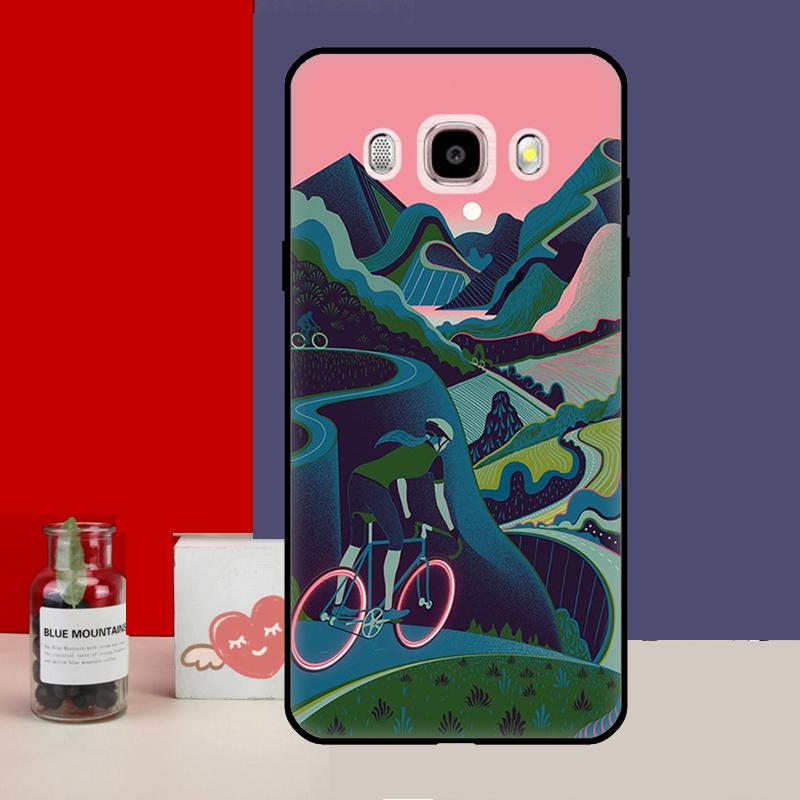 Велосипедный художественный чехол для Samsung Galaxy J6 J4 Plus 2018 J8 A6 A7 A8 A9 J1 J3 J5 J7 2016 A3 A5 2017 Coque