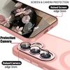 Protective Case - BOOLING - for Samsung Galaxy A26 5G - Pink - 2 Tempered Glasses - Shockproof