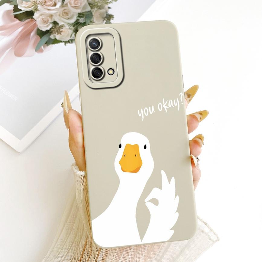 Case For OPPO A74 4G Cover A95 4G CPH2365 Lovely Cartoons Painting Soft Back Cases For OPPO F19 F 19 s Phone Len Proective Capa