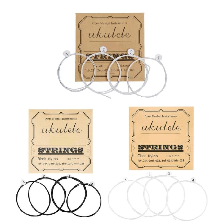 4 Strings Ukulele Strings Accessory for 21/23/26 Inch Ukulele Part Replacement