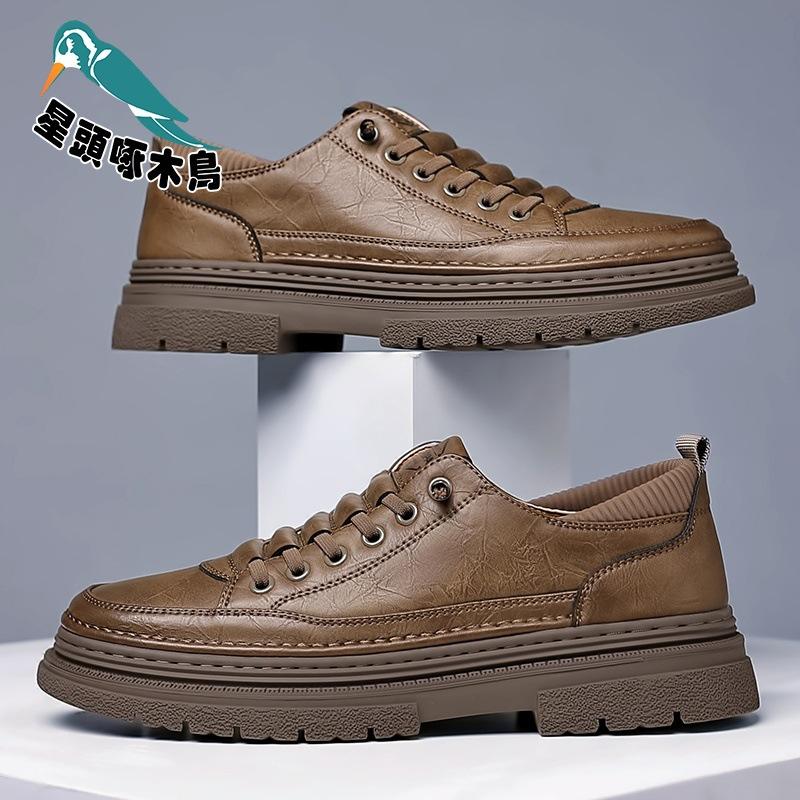 Men's Fashion Tooling Martin Shoes 2025 New Men's Shoes Autumn Low-top Casual Board Shoes Men
