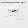 LED SMD Cotton Light Switchback Angel Eye Ring DRL Kit For BMW X5 E53 Pre Facelift 2000 2001 2002 2003