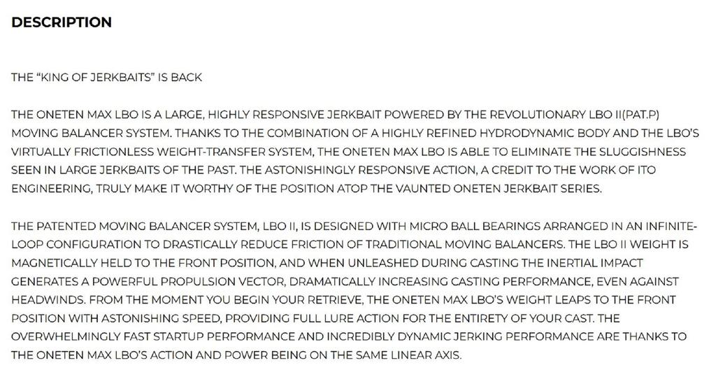 Megabass Воблер плавающий Vision 110 Oneten LBO M Champagne Kinkuro (4400)