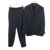 Made In Italy Wool Suit Setup 44 Black Button Fly Men's Used