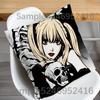 MMisa Anime DDeath Note  Pillow Case Short Plush Sofa Decorative Gift Home Doublesided Printing Cushio
