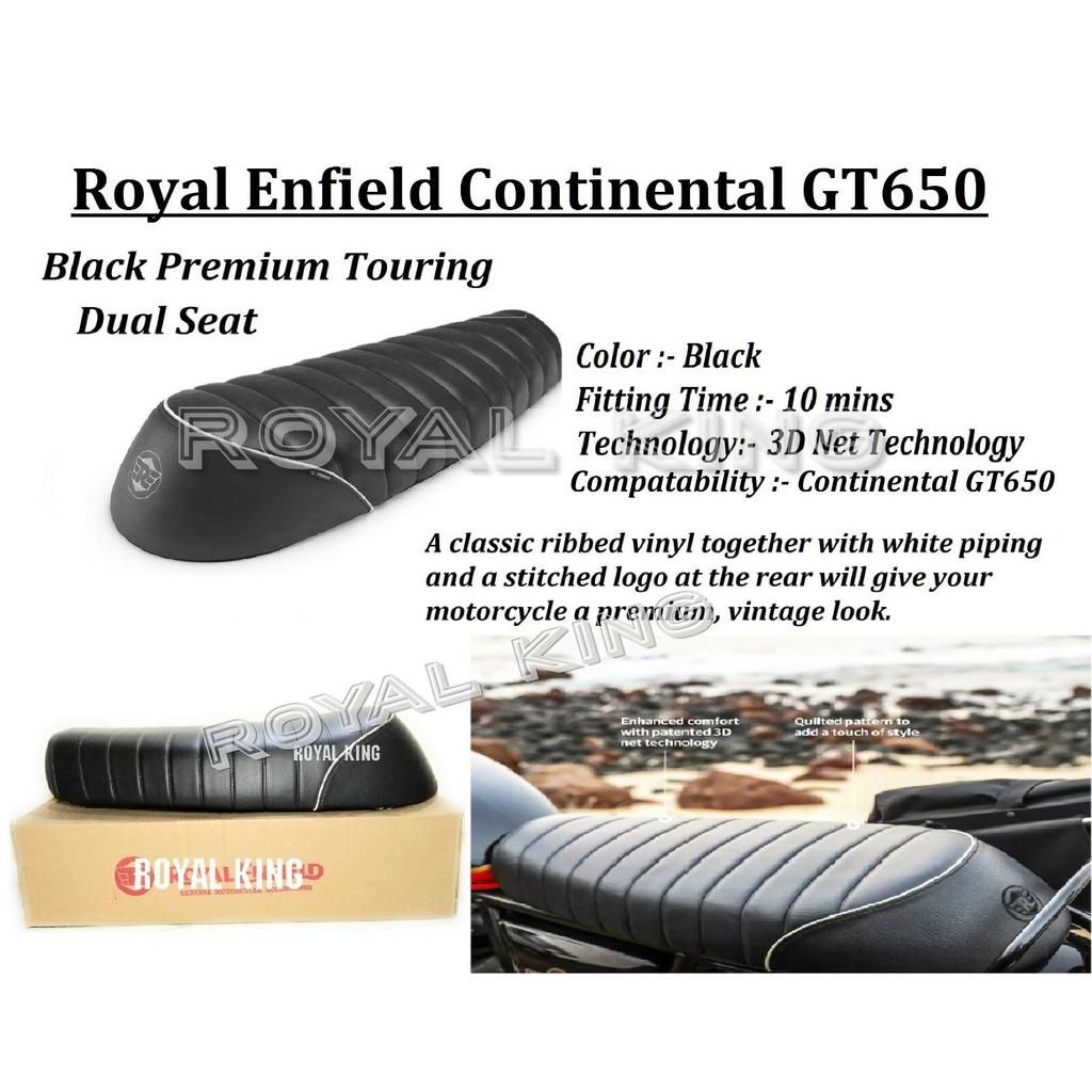 Royal Enfield "PREMIUM TOURING DUAL SEAT" For INTERCEPTOR 650/CONTINENTAL GT 650