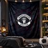 Wall Hanging Tapestry Manchester United FC Print Cloth for Living Room Bedroom Home Decor