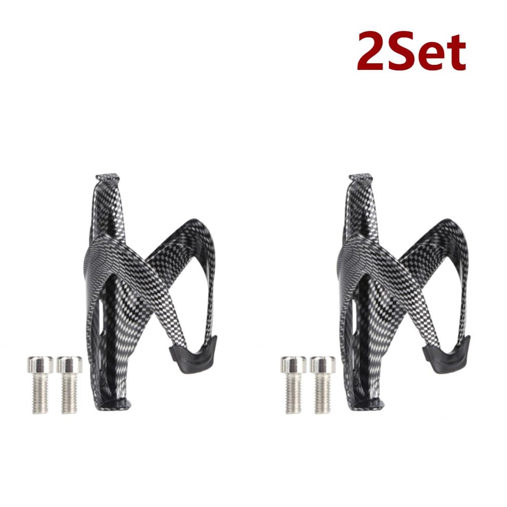 1-5Set Full Carbon Fiber Bicycle Ultralig Water Bottle Cage MTB Road Bike Bottle Holder for Portable Outdoor Cycling Equipment