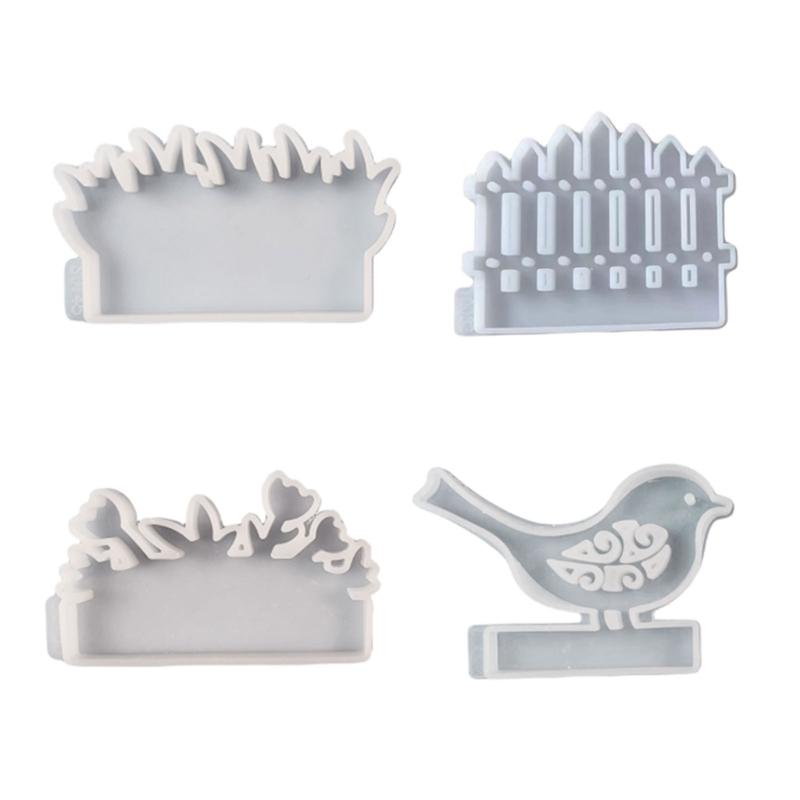 Fence Candle Holder Lawn Silicones Molds for Making Tealight Holder