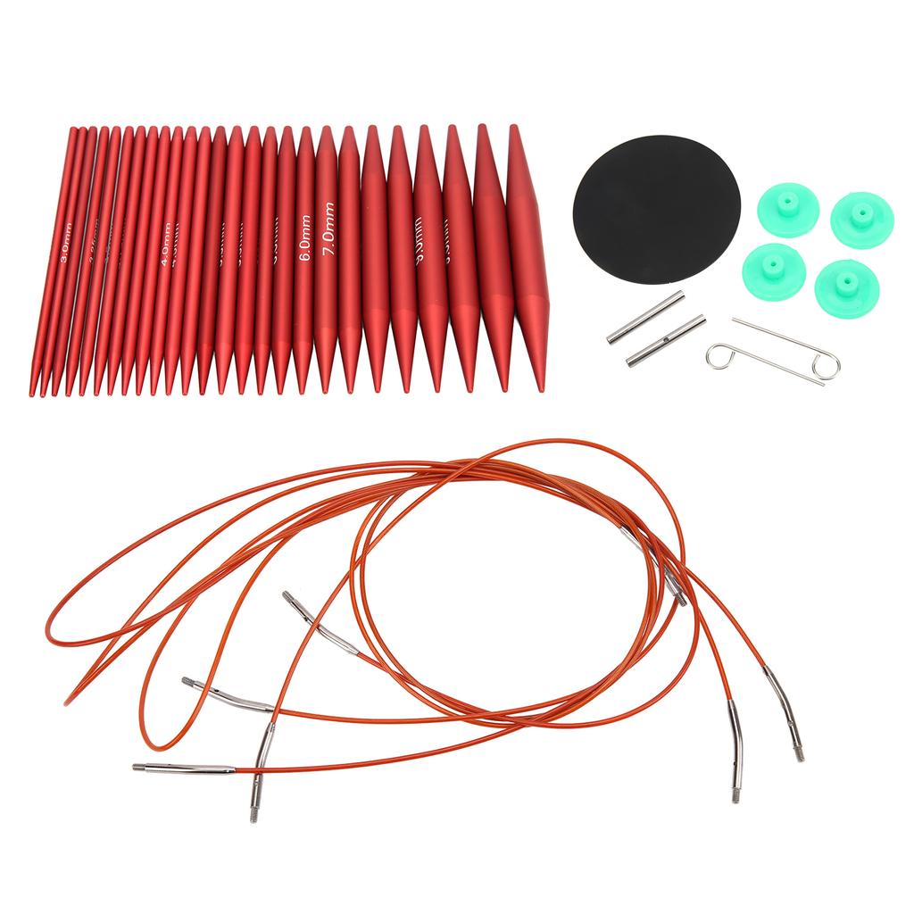 Набор спиц Съемные Многофункциональные Круговые спицы Широкое применение для шапок для свитеров для носков