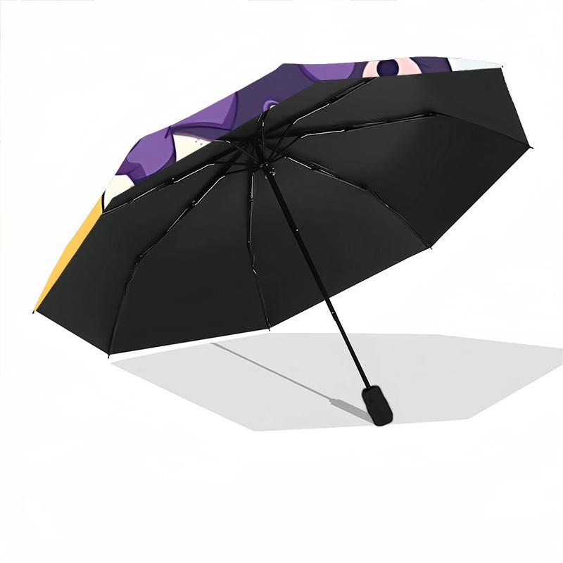 1PC Anpanman Automatic Folding Umbrella, Sturdy And Durable Automatic Folding Umbrella with 8 Ribs, a0911015