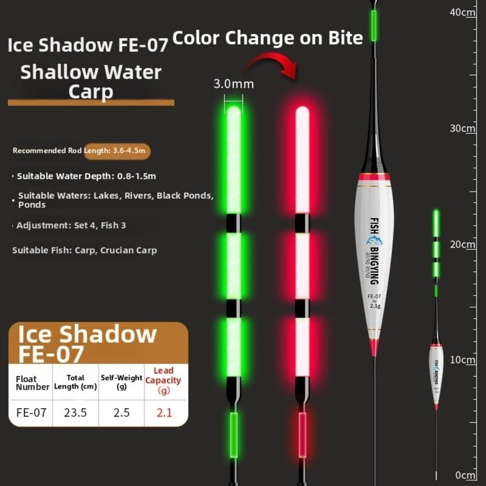 Intelligent Electronic Float Biting hook discoloration Luminous Fishing Float Group Fishing