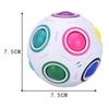 3pcs Creative Magic Spheric Cube Speed Rainbow Ball Puzzles Learning Educational Toys For Children Adult Office Anti Stress Gift