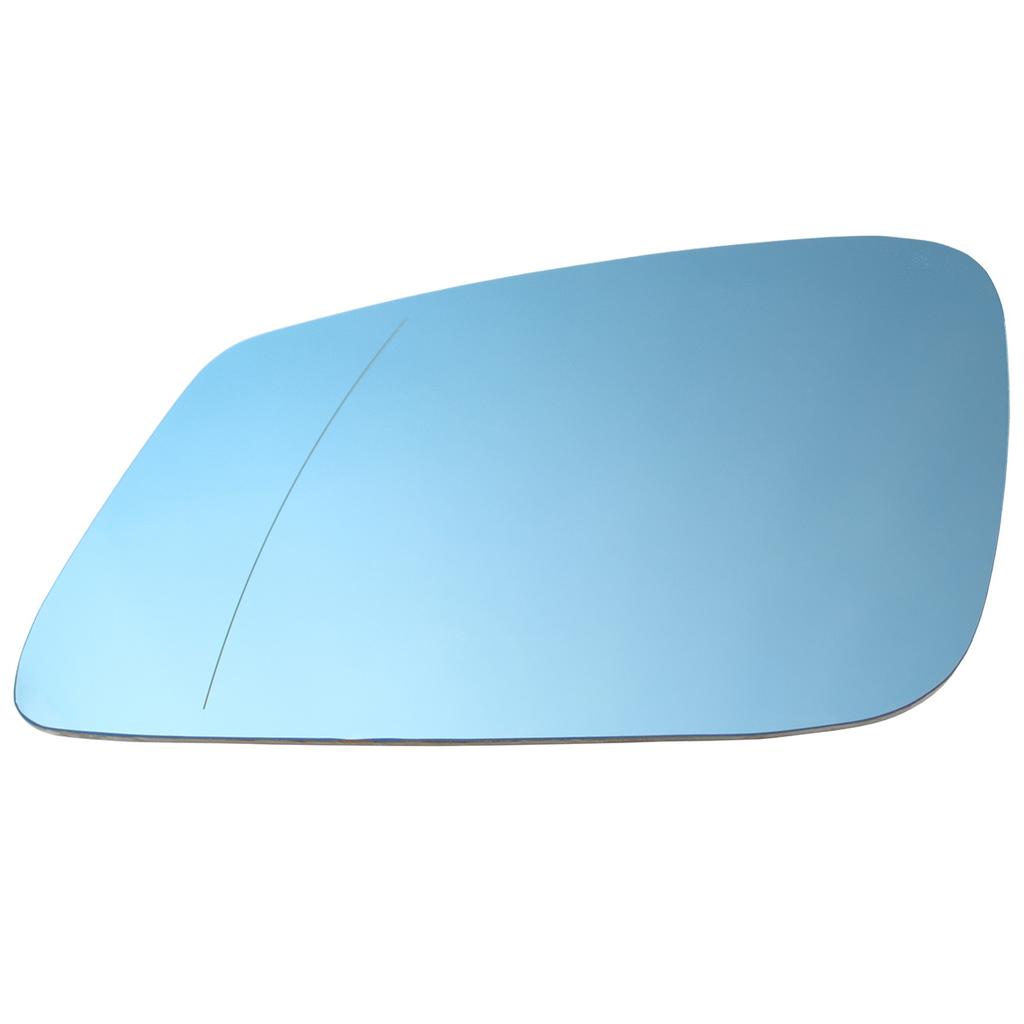 BMW 5 F10 / F11 2009- HEATED BLUE mirror insert left