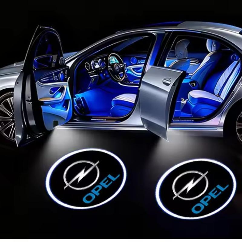 2Pcs Car Door Welcome Lights Logo for Opel Insignia 2009-2018 2010 2011 2013 Courtesy Projector Ghost Shadow Light Accessories