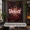 Personalized Wall Tapestry,Slipknot Custom Text, Soft Fabric Wall Art For Indoor Decoration