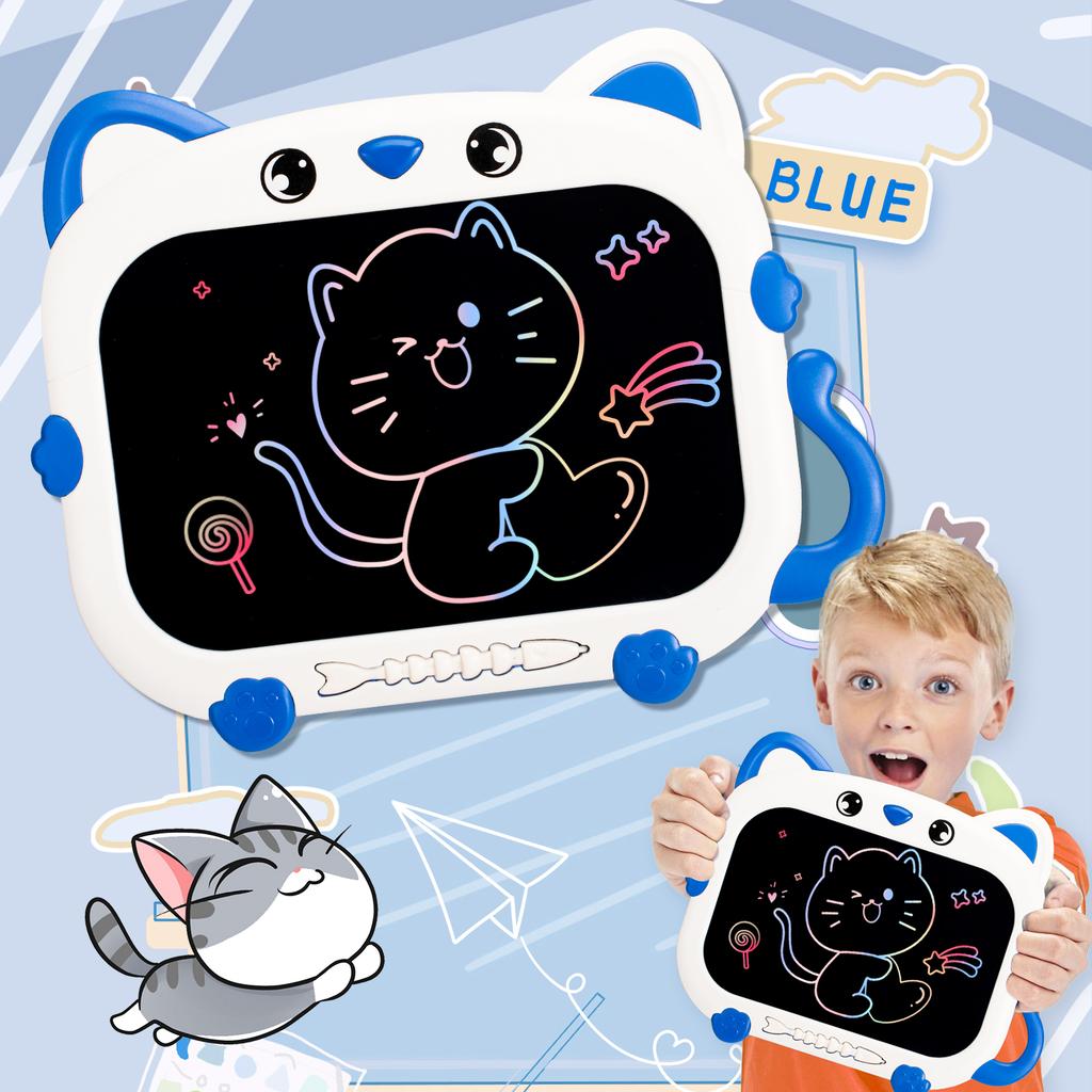 10Inch Cat LCD Drawing Board Writing Tablet Digit Magic Blackboard Art Painting Tool Kids Toys Brain Game Birthday Child's Gift