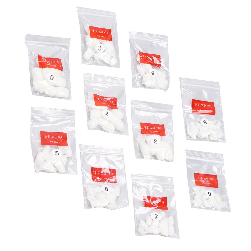 500 шт. короткие квадратные ногти DIY Art маникюр салон полное покрытие накладные ногти для женщин натуральные