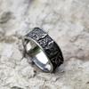 Men Rings Vintage Nordic Viking Wolf Rings Amulet Animal Fashion Jewelry