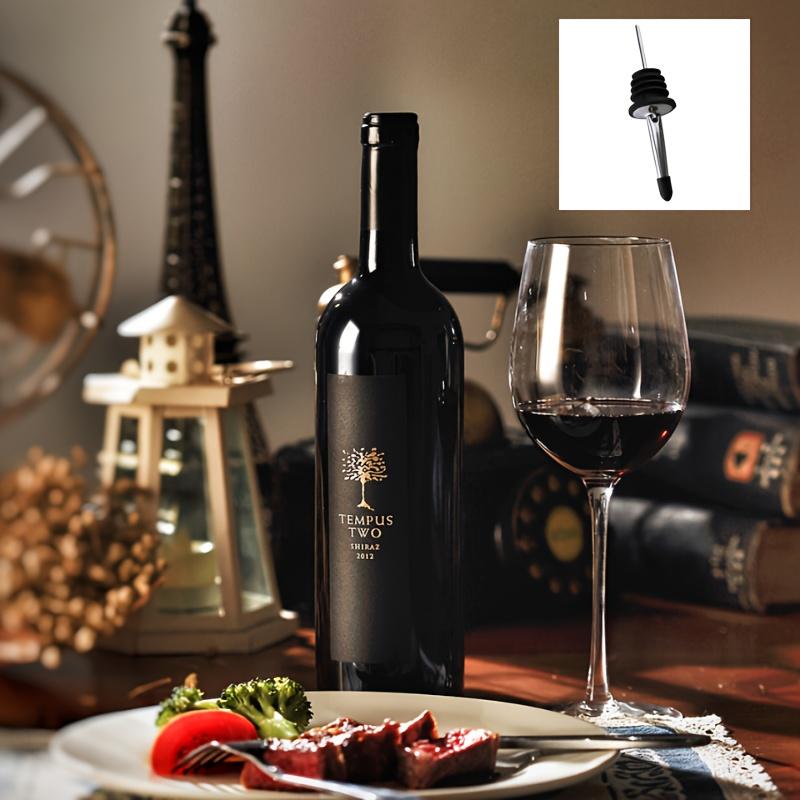 4 ШТ Лейка 304 Нержавеющая Сталь Носик для Алкоголя Бутылка Носик для Оливкового Масла Диспенсер Винная Пробка с Крышкой для Бутылки Винные Аксессуары