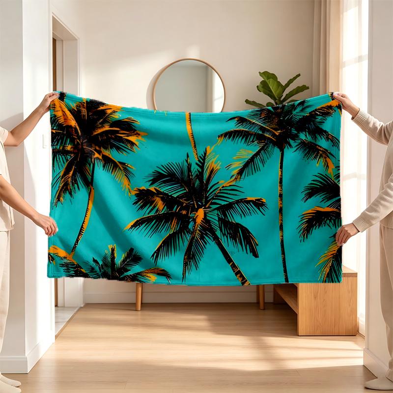 Island Resort Style (14) Flannel blanket a soft accent for the bedroom and living room and a cozy home gift