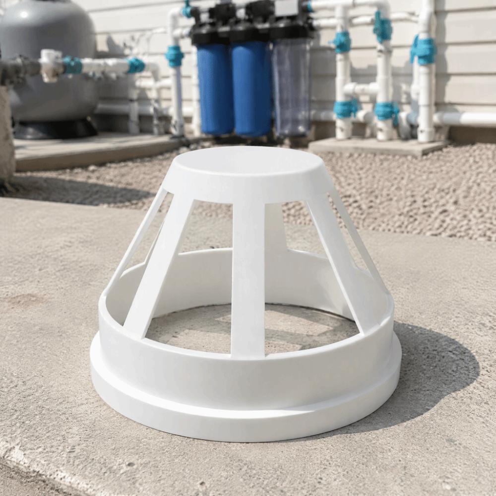 110mm Diameter Drain Pipe Vent Cap 4.33 Inch Size Chimney Air Vent Cover Plumbing Ventilation