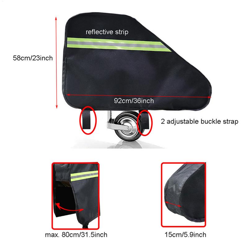 Защитный чехол для фаркопа, чехол для опорного домкрата, водонепроницаемый, ветрозащитный, тент для RV, ткань Оксфорд 600D для дождя, снега, солнечного света