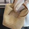 Large Capacity Niche Design Fashion Woven Straw Beach Shoulder Bag