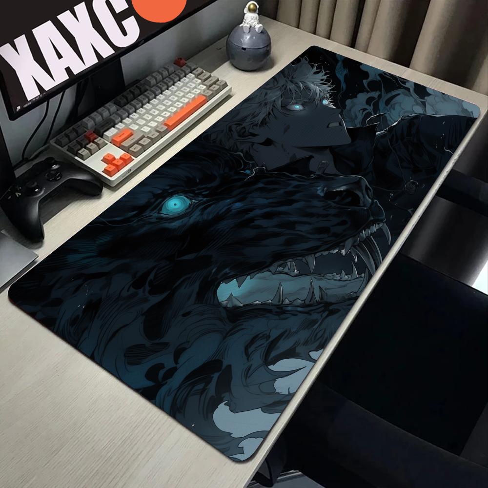 Коврик для мыши Jujutsu Kaisen XXL Аниме Годжо Сатору Большой игровой коврик для мыши Коврик для клавиатуры и мыши Ковер Коврик для компьютерного стола