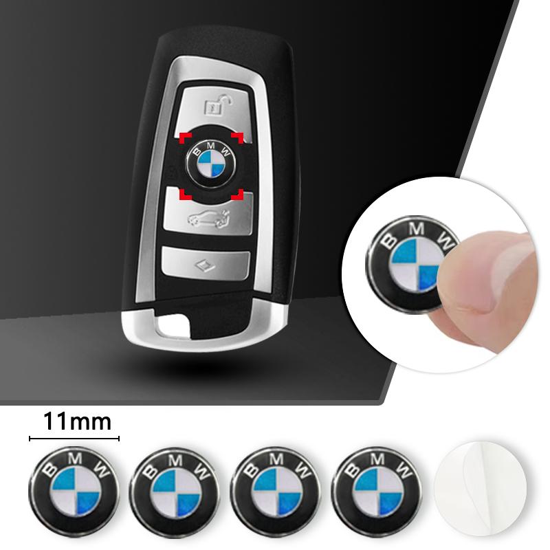 umbrx8 Car Key Shell Sticker Car Key Remote Fob Decal For BMW M E34 E36 E60 E90 X5 X6 M3 M5 M6 E71 F01 F02 F87 E46 E39 interior sticker