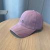 Fashion Hat Korean version of simple letter GR embroidered baseball cap for men and women high quality pure cotton big head circumference travel sun