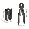 1pc Mini Portable Foldable Pliers Multifunctional Outdoor Clamp Tool Camping Equipment Pocket Gear Kit Accessories