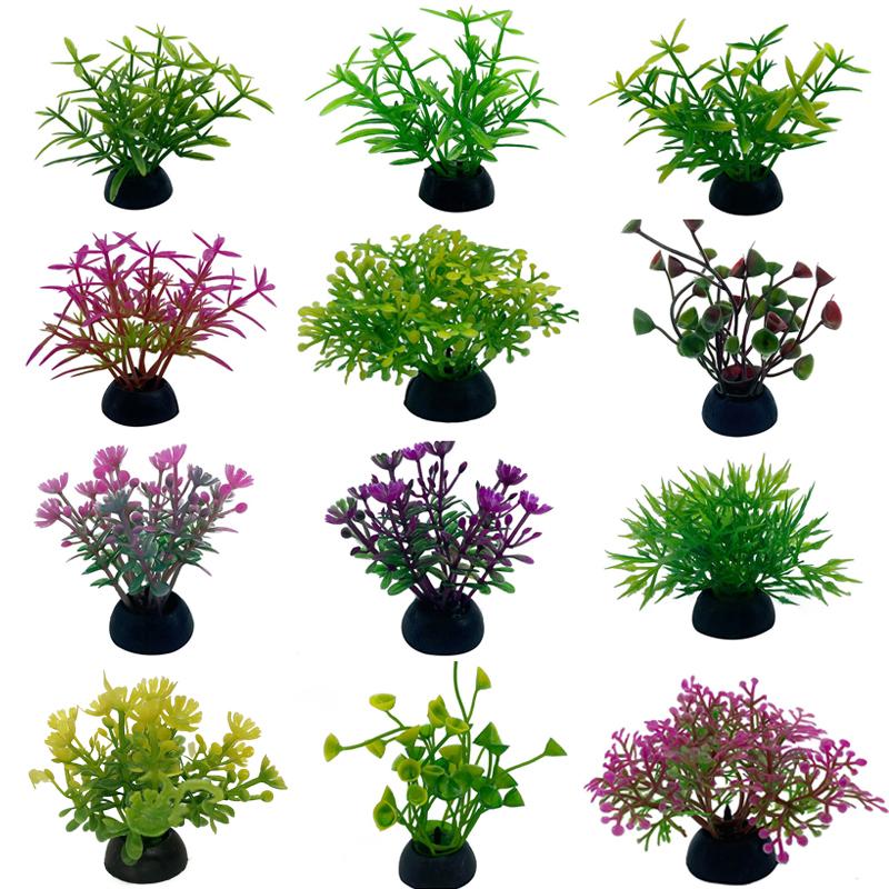 Artificial Plants Fish Tank Decoration Aquarium Decorative Ornaments Simulation Water Weeds Leaves Grass Plant Accessories