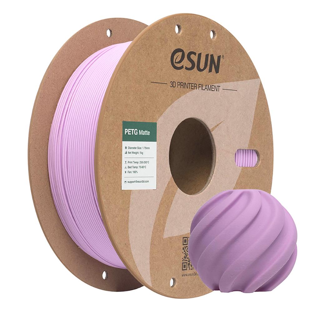 ESUN PETG 3D Printer Filament 1.75mm High Speed Printing Carbon Fiber Reinforced Matte Surface Various Grade Transparent Plastic