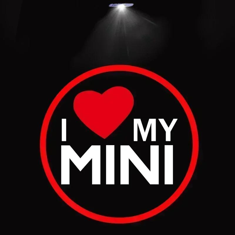 -2 шт. Для BMW MINI Cooper One S JCW R56 R55 R53 F55 F56 R57 R60 Автомобильные Дверные Лампы Приветствия HD LED Лазерный Проектор Освещение Аксессуары