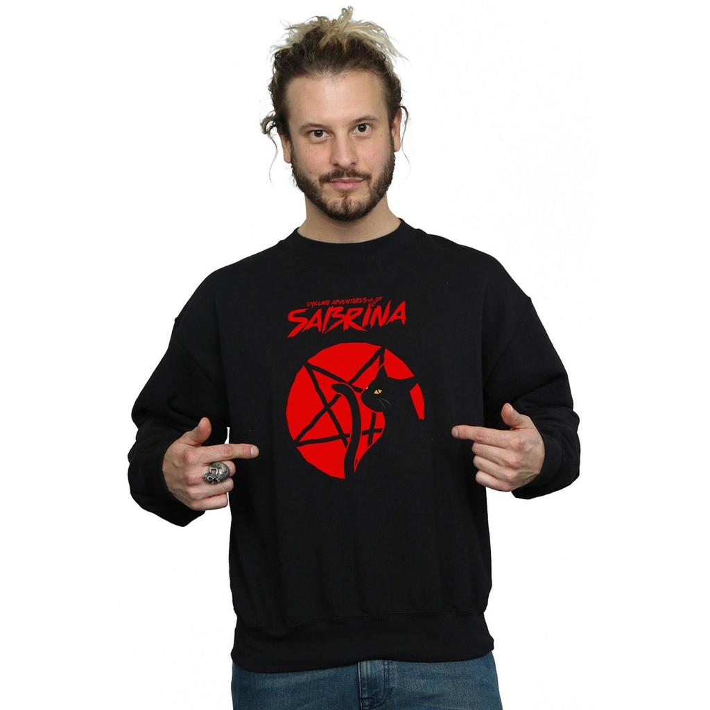 The Chilling Adventures Of Sabrina Mens Salem Pentagram Sweatshirt