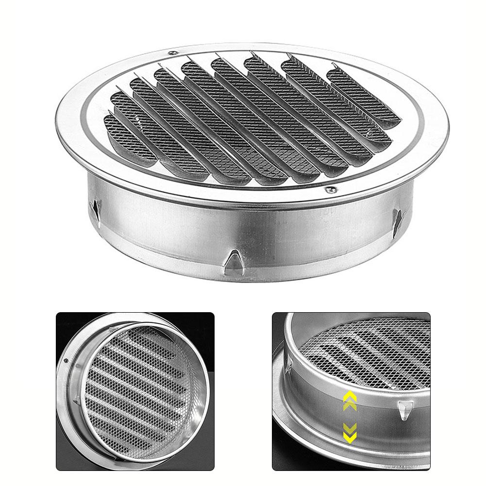 Anti Rust Air Vent Grill Cover Insect Protection Silver